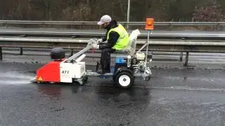 Zirocco road dryer - Marking in the rain