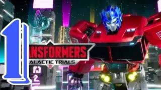 TRANSFORMERS GALACTIC TRIALS (Walkthrough Part 1) LA GARA DI OPTIMUS PRIME