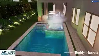 Platinum Pools - Shah Family Larger Pool & Spa Design by Buddy Harrott
