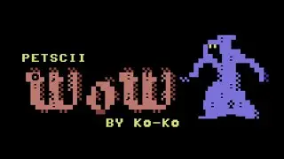 PETSCII Wizard of Wor - Commodore 64