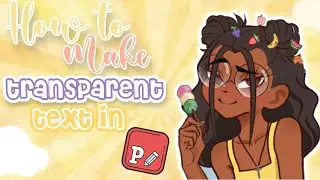 How to make transparent text on Phonto!|axxlanna|mobile tutorial