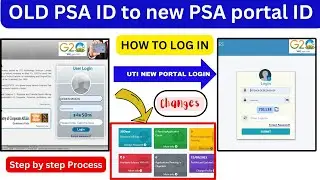 HOW TO CONVERT UTI PAN OLD ID TO NEW ID || New Uti Psa Portal Pe Old User Id Login Kaise hoga 2023