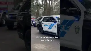 Our cruisers escorting the toys for #toysfortots #shortsvideo #shorts #fyp #viral #viralshorts