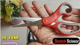 Scotch Multi-Purpose Scissor: 6-Inch Review & 10-Year Warranty | Scotch 6 inch  Scissor