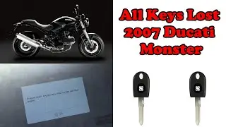 (645) All keys Lost 2007 Ducati Monster with the Xhorse Key Tool Plus