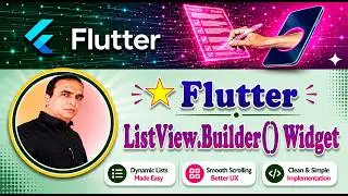 31. Flutter ListView.Builder Widget | ListView.Builder Widget in Flutter