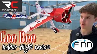 Обзор радиоуправляемой модели Gee Bee от RC Factory (для использования в помещении)