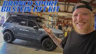Lifting My Bronco Sport & Installing New Wheels