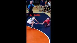 Lucas Byrd Win vs. Indiana | Illinois Wrestling