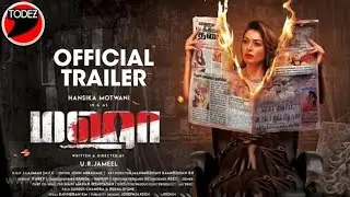 Maha trailer / Silambarasan / Hansika Motwani / U R Jameel