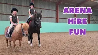 Come to Arena Hire with us - Equestrian Vlog | Pony Fun