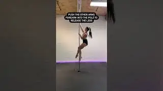 How to Pole Dance// Air Walk Pole Tutorial #poledance #polefitness