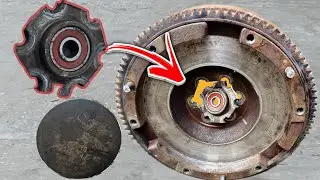 Unstoppable Skill: Watch a Broken Clutch Flywheel Get Restored LIVE