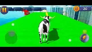 Epic Cow Ramp Rush Run Game  || #cow #cowvideos #cowgames #epic #cow #004  #kidsvideo
