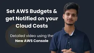 AWS Budgets - Get Notified on your Cloud Costs.