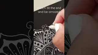 Follow artist on Instagram      @drawp.s&copy;️❌Do not copy#mandala #yinyang #coffeepainting #shorts #art