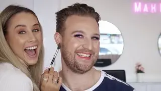 Glamming up my Boyfriend - Isolation Fun