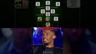 Samuel Eto'o Picked His Ultimate Dream XI 😱🔥 #efootball2024 #efootball2023