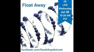 FB Live beadshop.com Float Away Silk Necklace