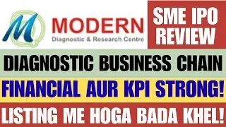 Modern Diagnostic SME IPO Review | Price Band, Financials & Risk Analysis | The Zero Trader