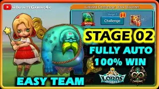 Lords Mobile Limited Challenge Dark Disaster Stage 2 Auto | Witch Doll Stage 2 Fully Auto