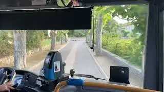 Iveco Crossway 13m - HLP Ligne 186 - entrée de Guzargues vers le départ Guzargues Mairie