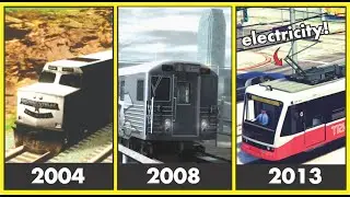 Railway network's evolution in gta games (2001-2021)