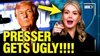 TERRIFIED WH holds DISASTER Presser as Trump SPIRALS