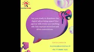 Are you ready to dominate the Digital Advertising space? - #SocialSiren