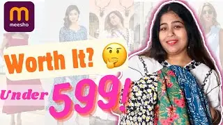 👉 Meesho Maxi Dress Haul 😍 | Plus Size Under ₹499 | Worth It?