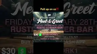 DONT MISS THIS ONE ☝🏾 JBT MEET & GREET
