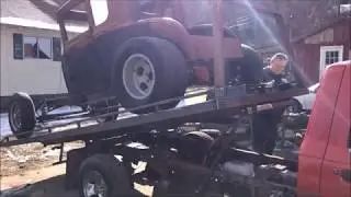 Hand Built Ford Ranger MINI Rollback Wrecker Truck in ACTION