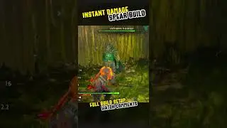 Instant Max Damage Spear Build vs Hvitserkr NG+ GMGOW | God of War Ragnarok #maxdamage