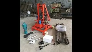 sunmoy diesel engine hydraulic portable water well drilling rig,borehole drilling rig