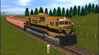 Robe Alco C636 Pulls Ore Train Solo 