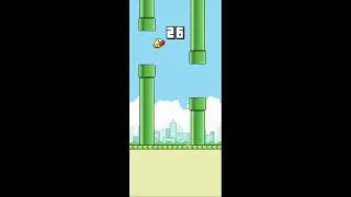 playing the new flappy bird