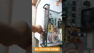 200w PA SYSTEM HORN amplifier #shorts