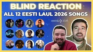 #EESTILAUL2026 🇪🇪 | Реакция на все песни вслепую
