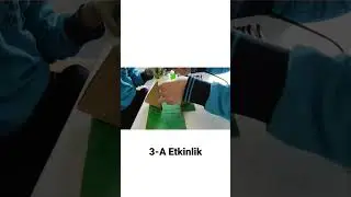 Melek, Dilek ve Elif Su'nun &ccedil;alışması. #etkinlik #science #experiment #keşfet #garden #green