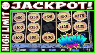 MOST RETRIGGERS EVER JACKPOT! High Limit Happy & Prosperous Dragon Link Slot Machine