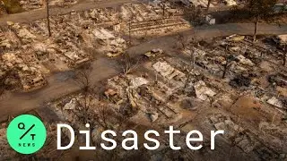 Oregon Fires: Drone Video Shows Destruction