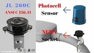 Photocontrol Receptacle JL-260C /ANSI C136.41 Interface/Street Lighting Receptacle/NEMA Socket