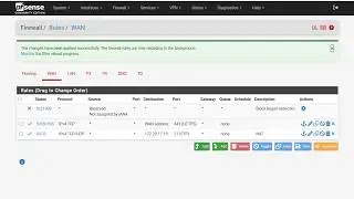 pfSense: Set up a separate port for the file server.