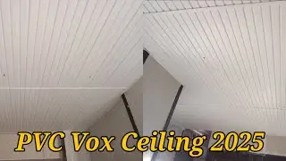 PVC Vox Ceiling Complete Work Step By Step. PVC False Ceiling Work #pvc #pvcceiling #falseceiling 
