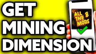 How To Get To The Mining Dimension All The Mods 8 (EASY!)