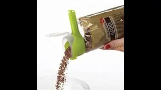 Bag Clips for Food, Food Storage Sealing Bag Clips With Spouts, Bag Clips Sealer, Kitchen Gadgets