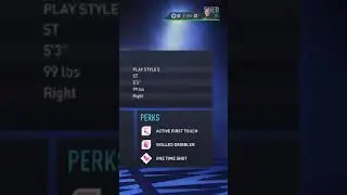 FIFA 22 Pro Clubs Most Broken Striker Build *New* (Rank 1 Any) 1000+Goals #shorts #fifa22 #proclubs