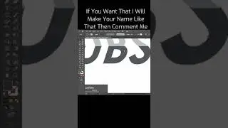 TEXT Effect #illustratortutorial #short