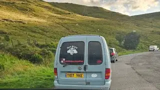 Tykie the caddycamper & Mr Dub on a business trip out to Tresseck Campsite