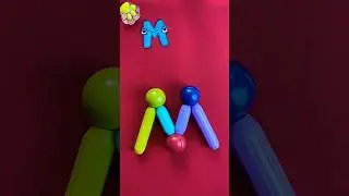 The entire alphabet in one hand M K L #magnetic #oddlysatisfying #satisfying